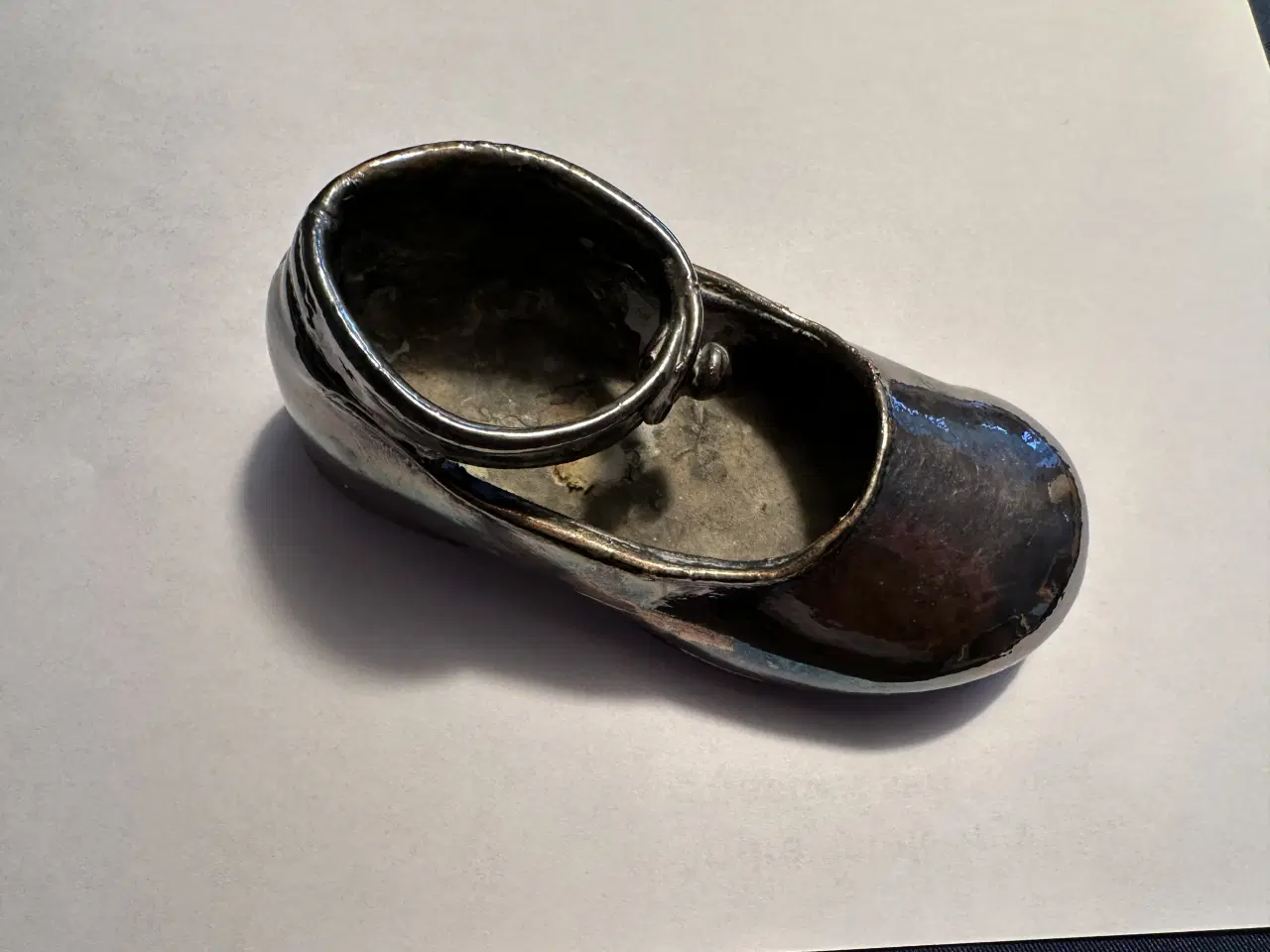Billede 1 - Forsølvet barnesko