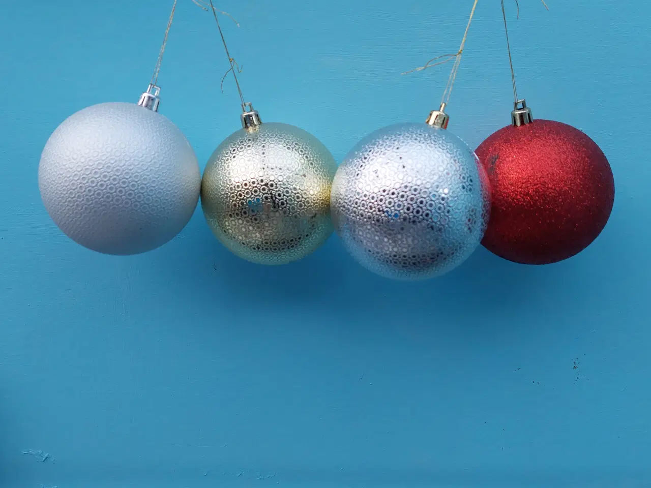 Billede 2 - juletræ pynt stor kugle i forskellige farve