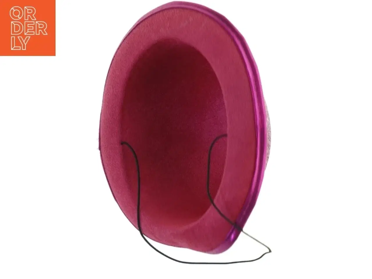 Billede 2 - Rosa glitrende hat (str. Ø. 20 cm)
