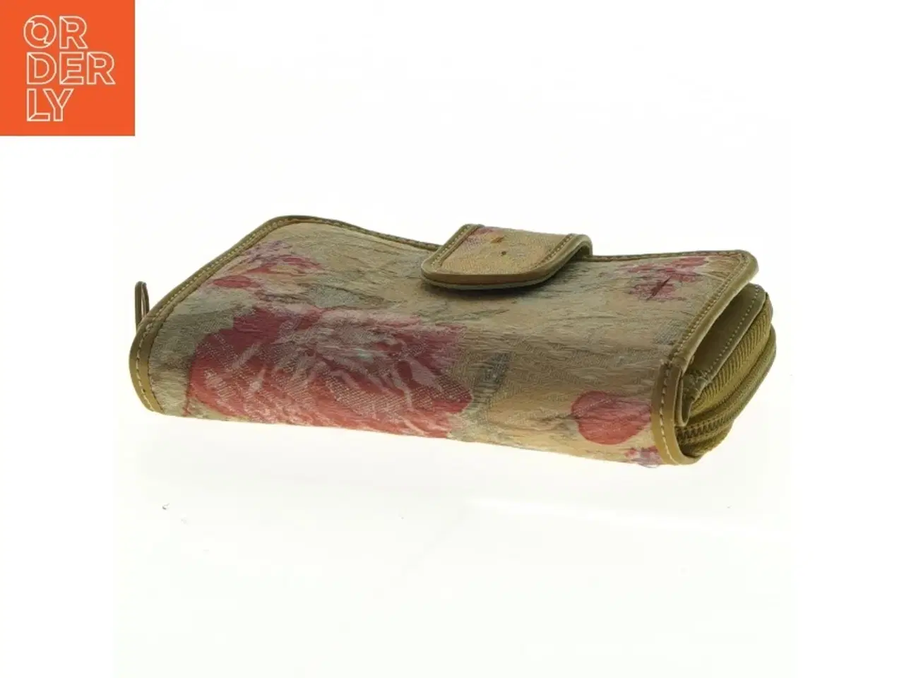 Billede 2 - Broderet stofpung (str. 13,5 x 10 cm)