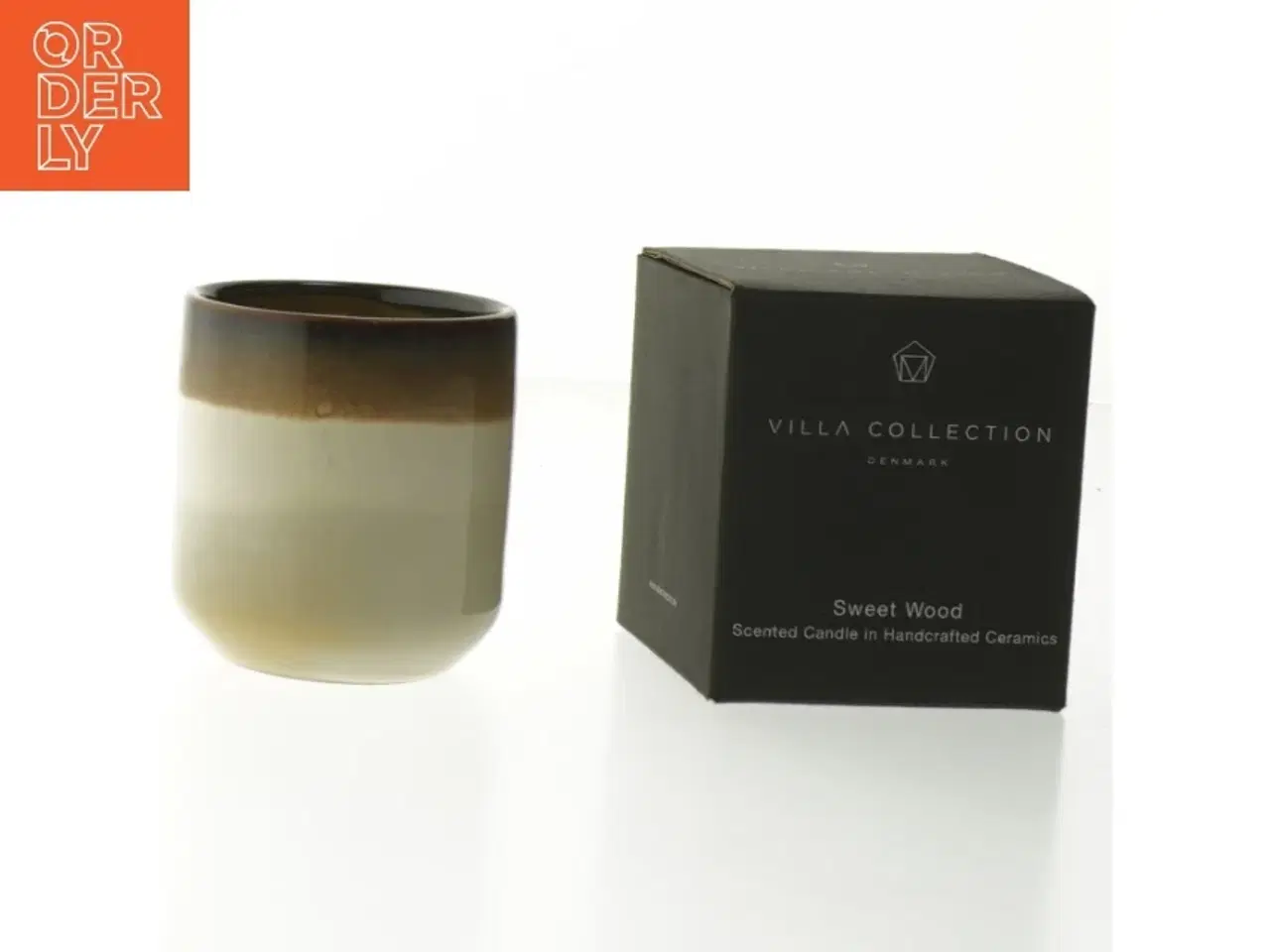 Billede 1 - Nyt Duftlys i keramikholder fra Villa Collection (str. Ø. 7 cm længde. 7,5 cm)