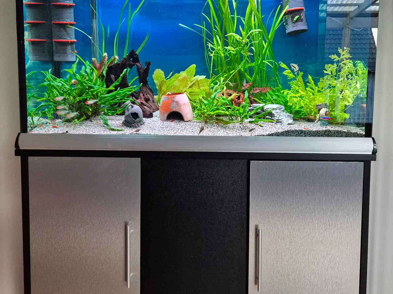 Billede 2 - Akvarium 240L med skab og tilbehør