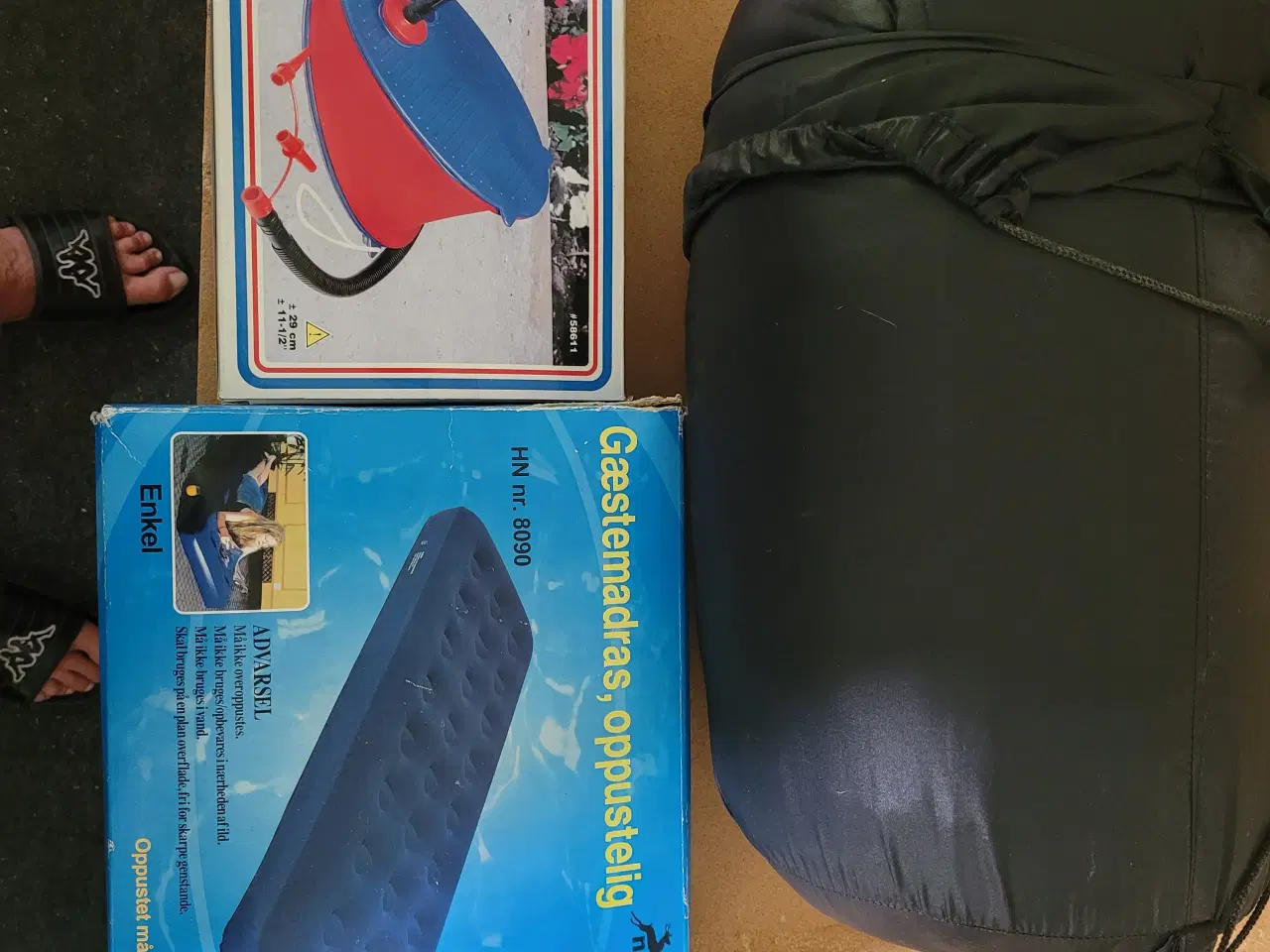 Billede 2 - Sovepose-luftmadras-pumpe lot