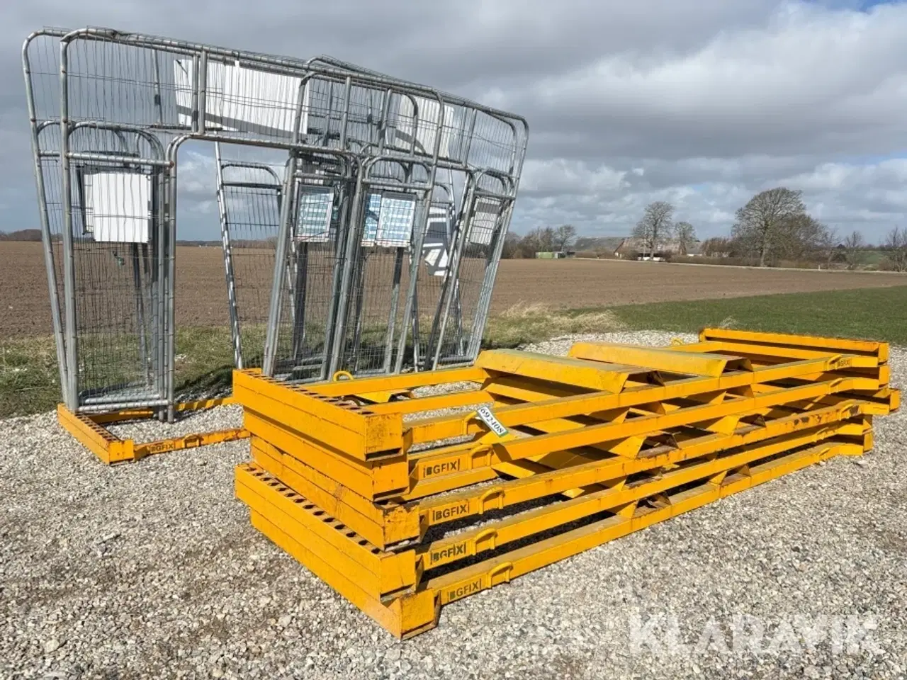 Billede 2 - Mobilhegnsstativ 6styk  incl. indgangsmoduler 6styk Bgfix