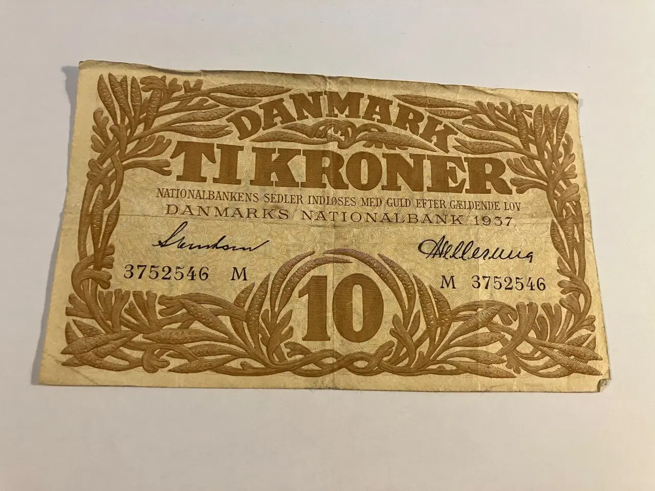 Billede 1 - 10 Kroner 1937