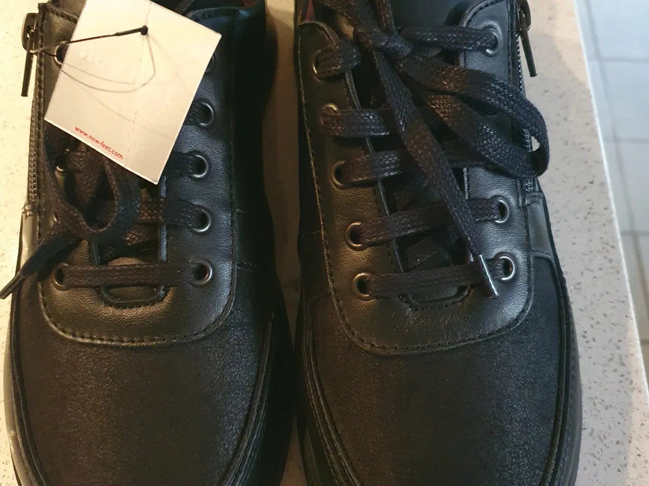 Billede 1 - New feet sko med lynlås, ubrugte