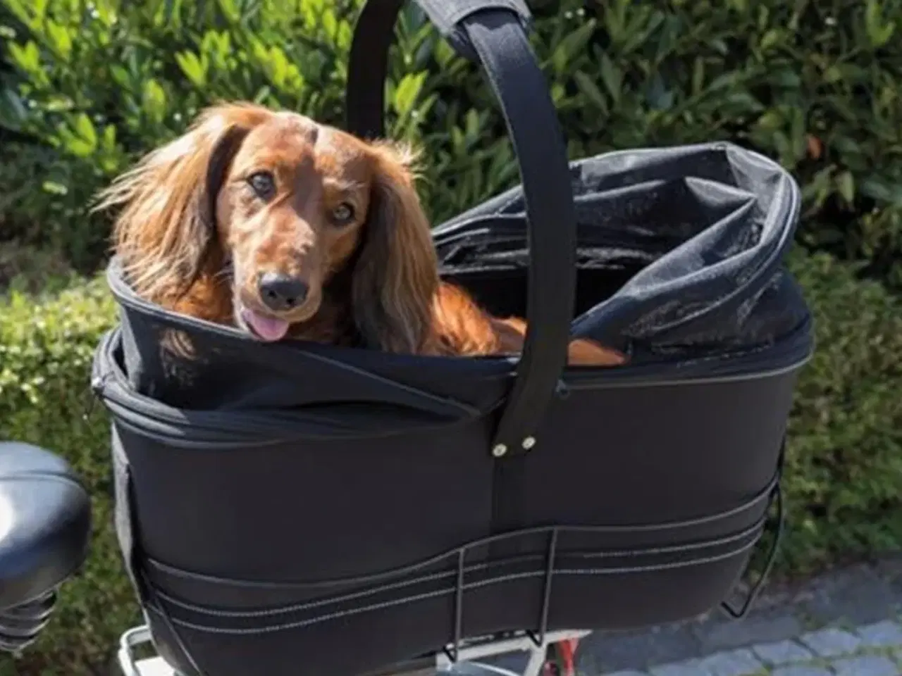 Billede 1 - Trixie Long Bicycle Basket – ekstra lang cykelkurv