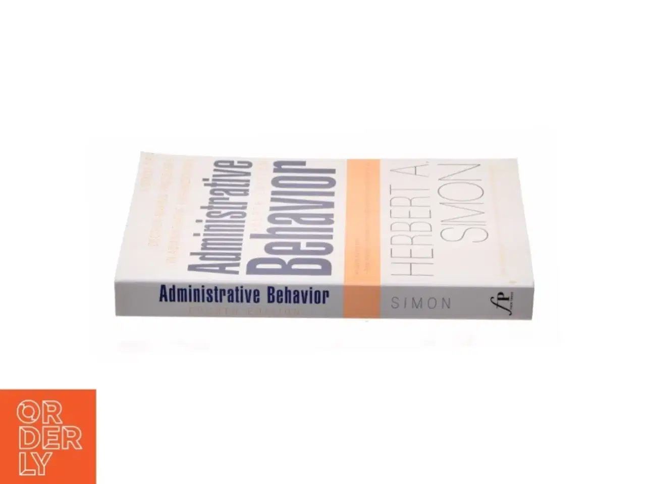 Billede 2 - Administrative Behavior af Herbert A. Simon (Bog)
