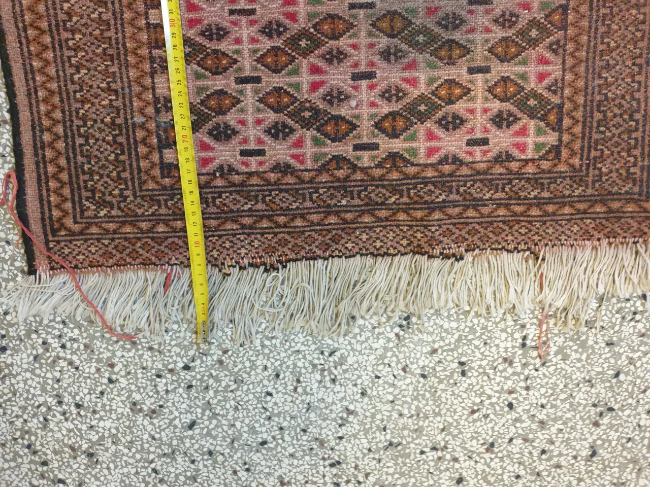 Billede 4 - Håndlavet Orientalsk Gultæppe