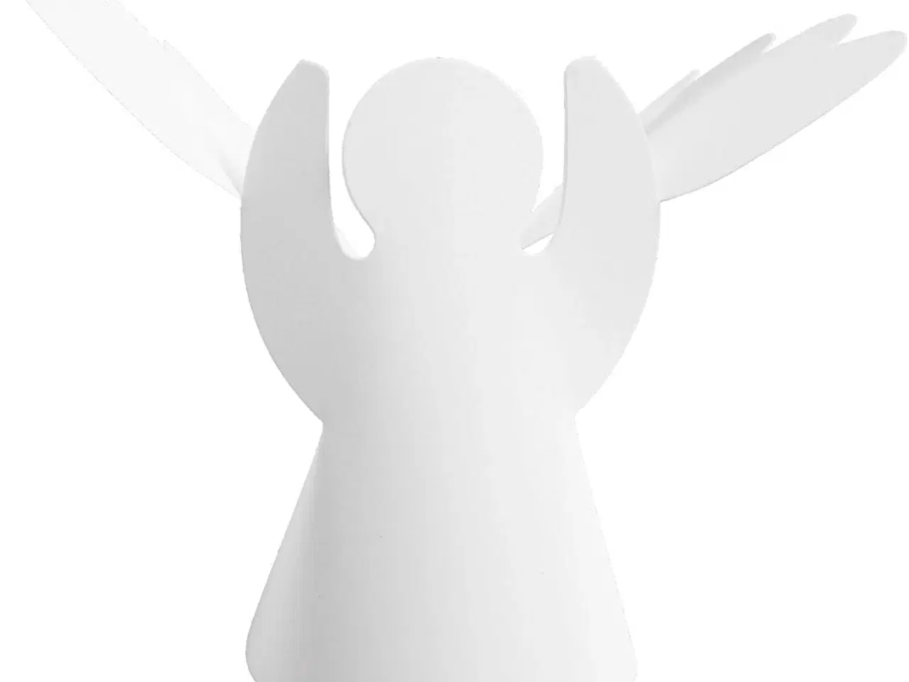 Billede 1 - Engle, H: 10,5 cm, diam. 7 cm, 230 g, hvid, 25stk./ 1 pk.