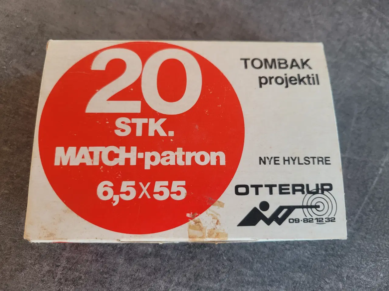 Billede 3 - 6,5x55 mm OTTERUP 9,3 grams match-patron (Tombak) 