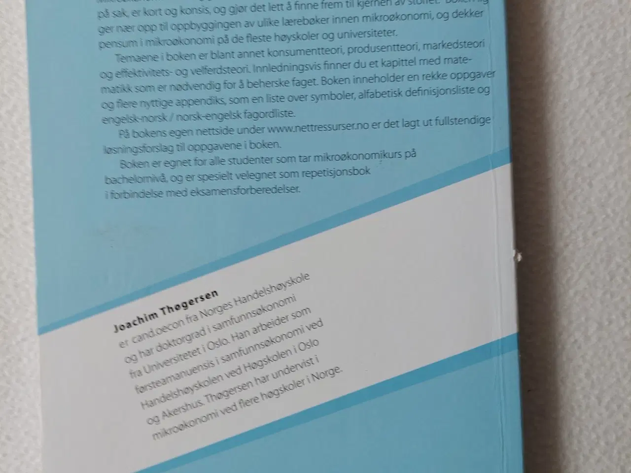 Billede 3 - Mikroøkonomi, og opgaveløsninger