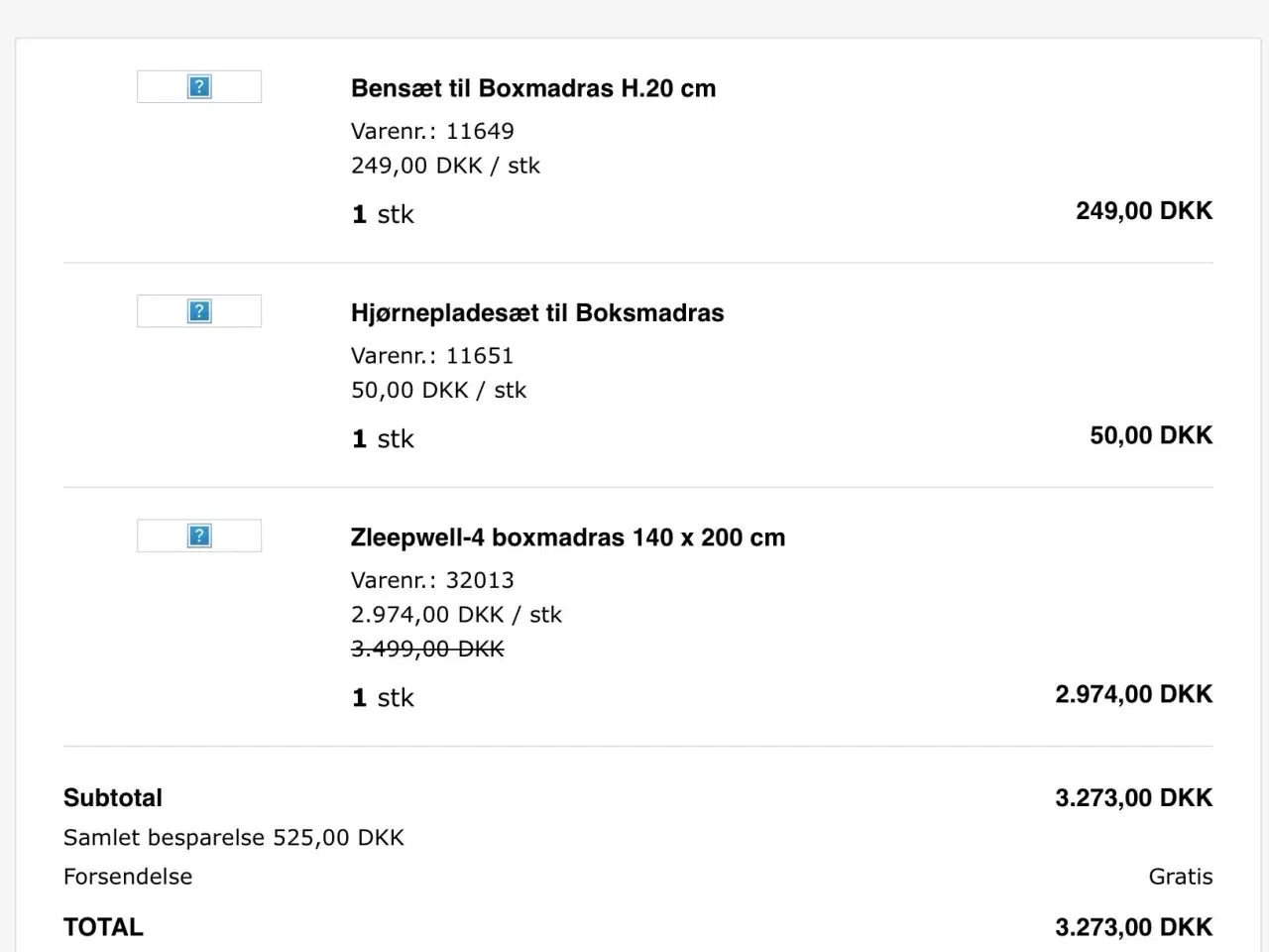Billede 1 - God seng fra gæsteværelse inkl. topmadres