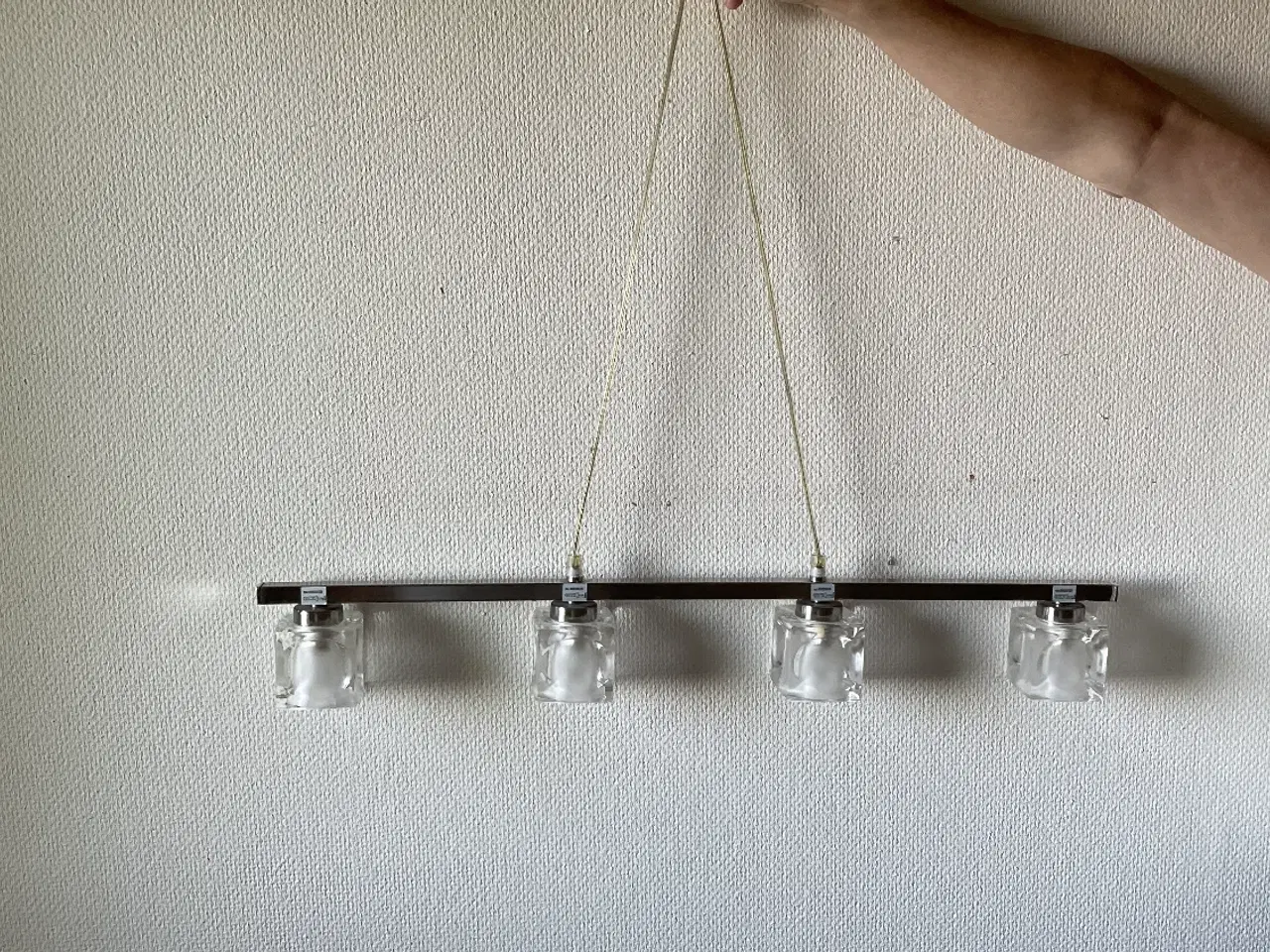 Billede 1 - Loftslampe med glas