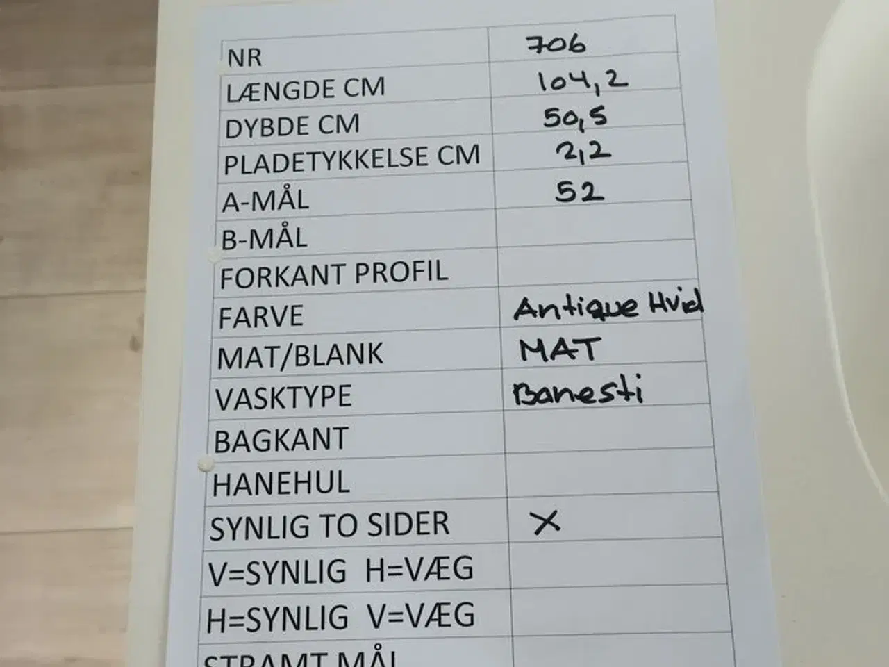 Billede 6 - Badeværelses arrangement - 2 stk. skuffer med fuldt udtræk og soft close og KUMA vask