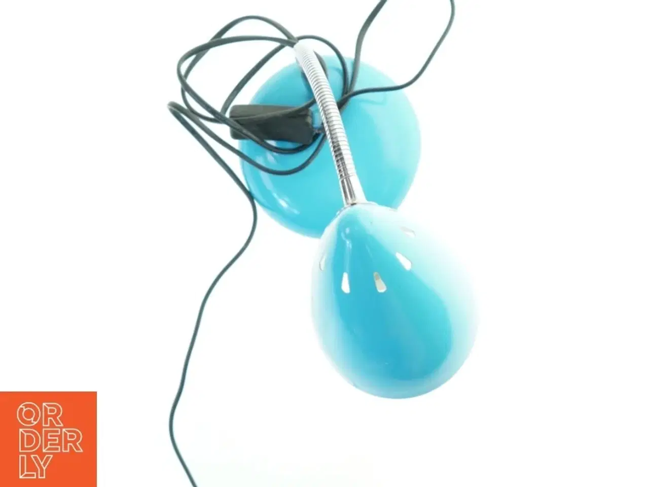 Billede 2 - Blå bordlampe (str. 32 cm)