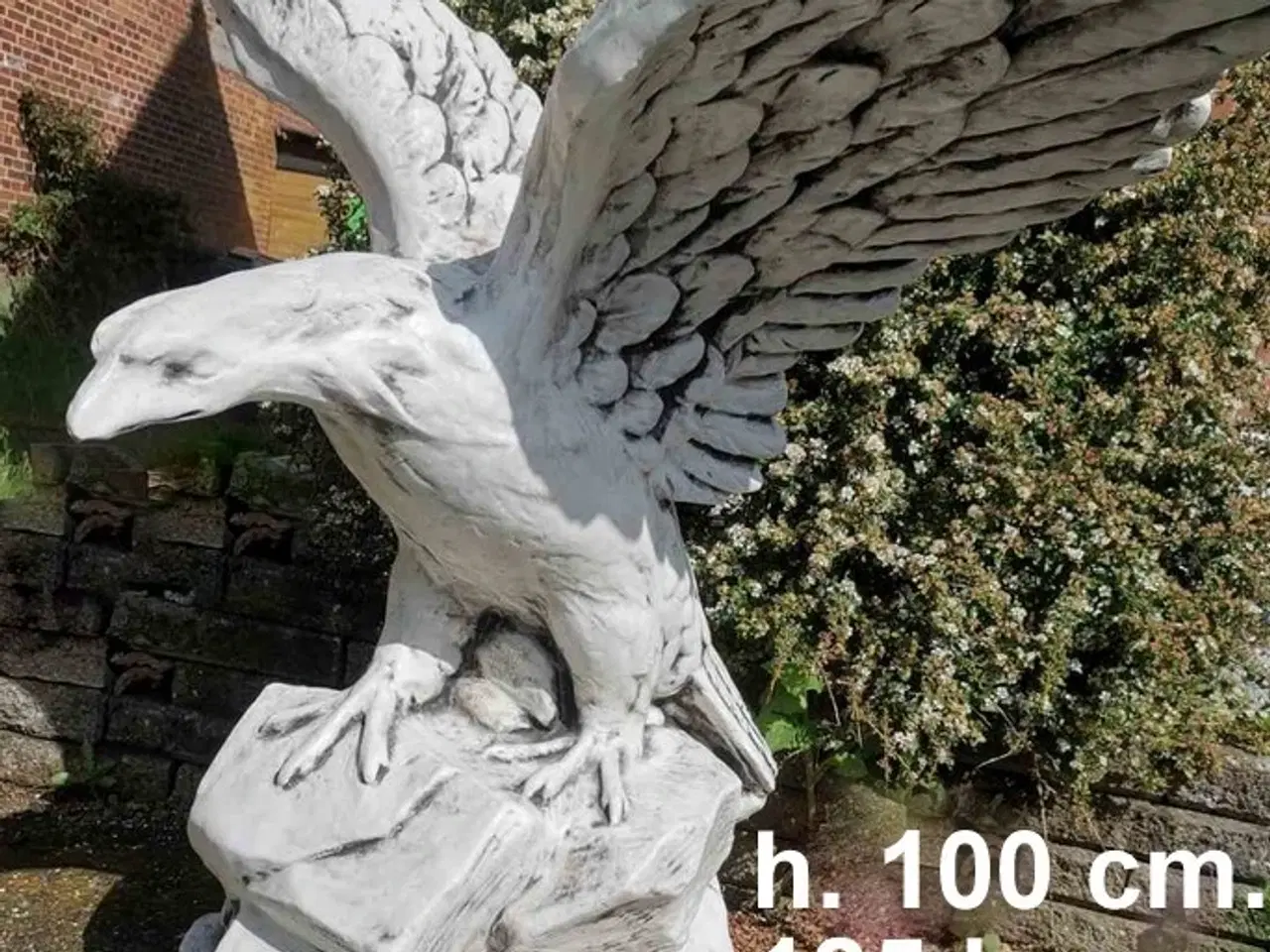 Billede 4 - HAVEFIGUR - ØRN -flere modeller - frostsikre