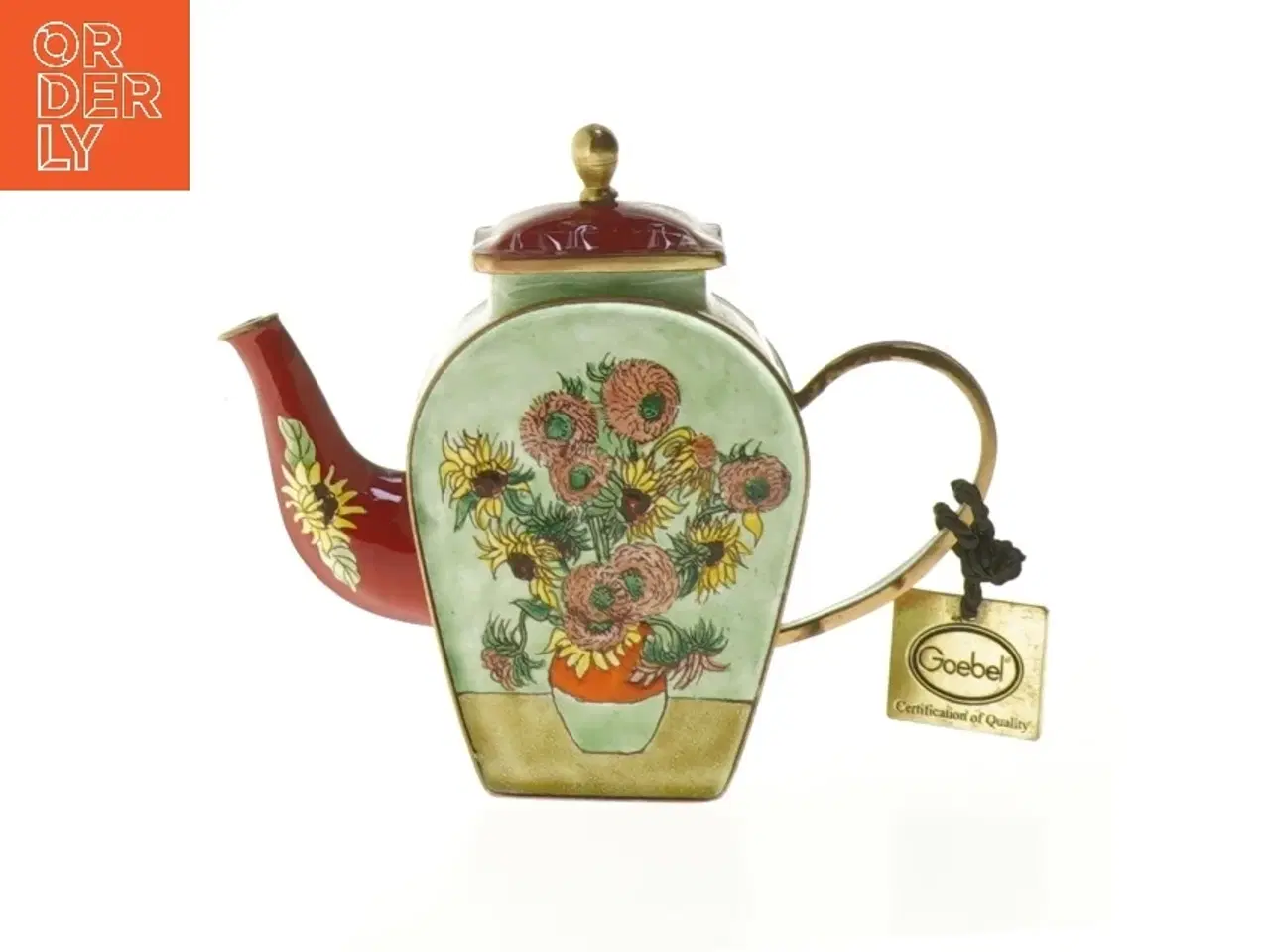 Billede 2 - Dekorativ tekande fra Goebel (str. 10x12 cm)