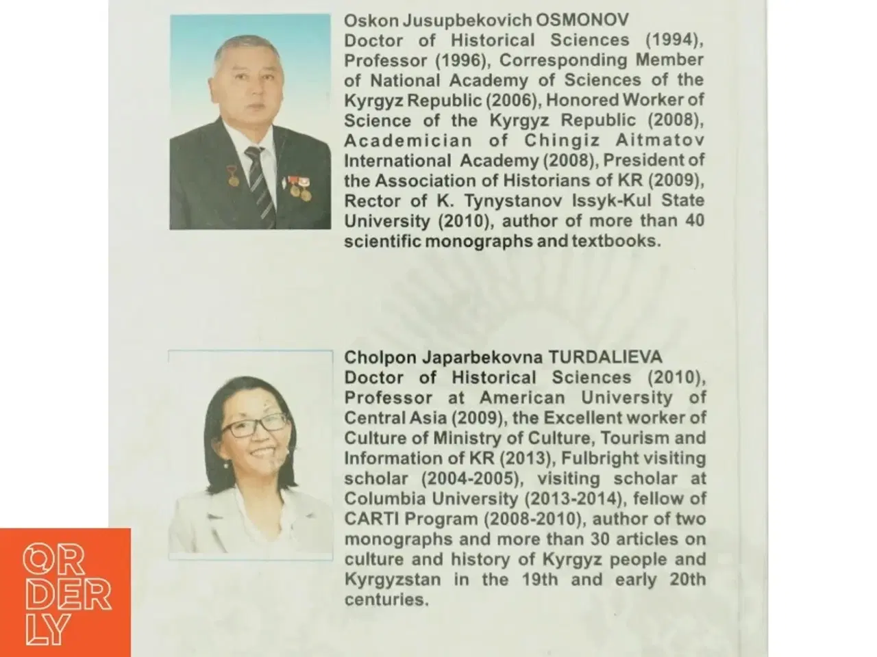 Billede 3 - A History of Kyrgyzstan af Oskon Osmanov and Cholpon Turdalieva (bog)