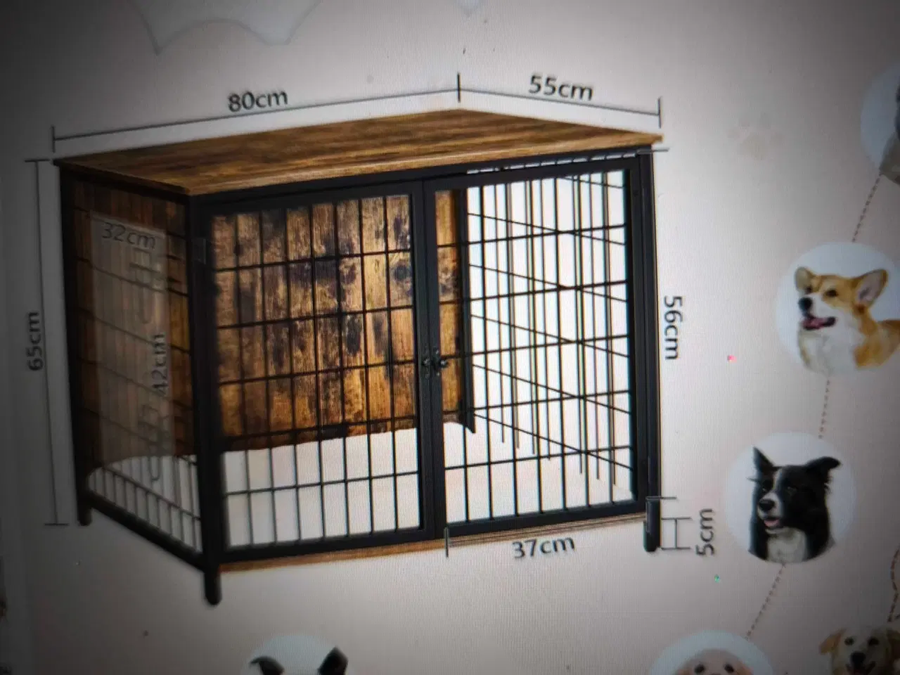 Billede 4 - Hundebur kvalitet til indendørsbrug