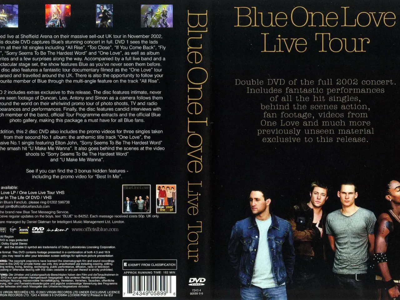 Billede 1 - BLUE ONE LOVE Live Tour ; SE !