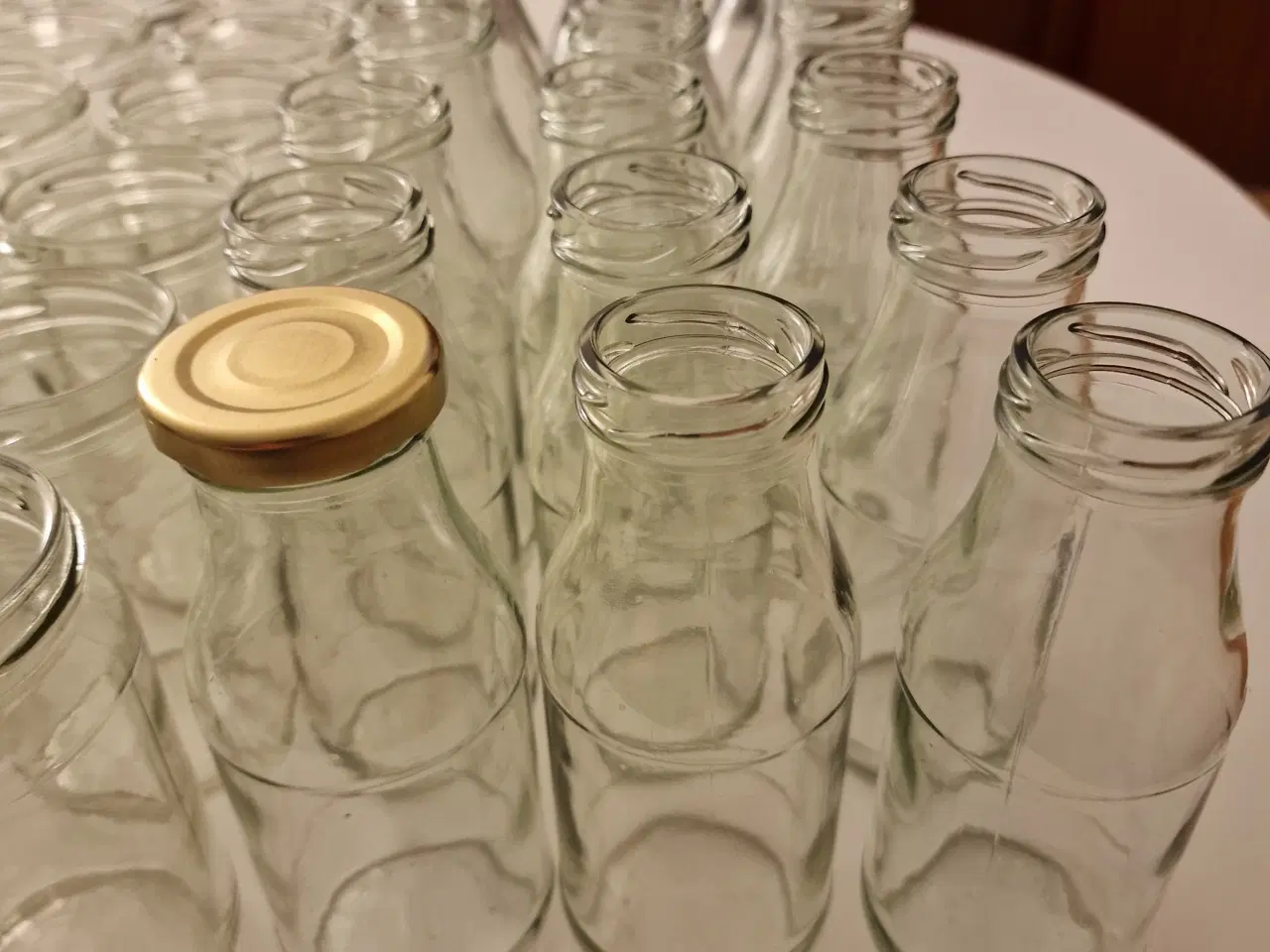 Billede 5 - Syltetøjsglas og mælkflaske 