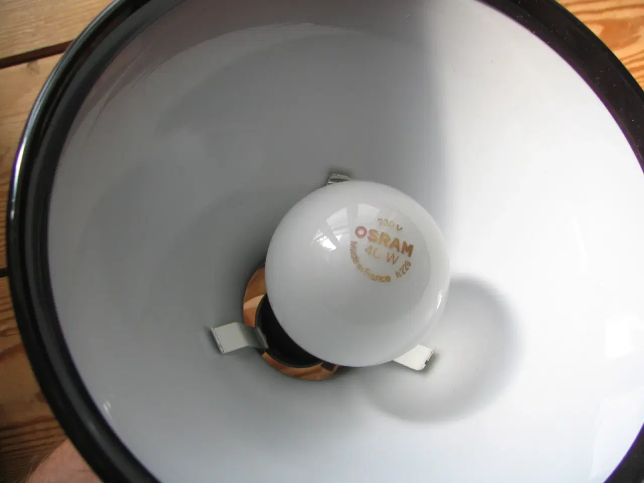 Billede 6 - Holmegaard sort P&T Mini Lampet