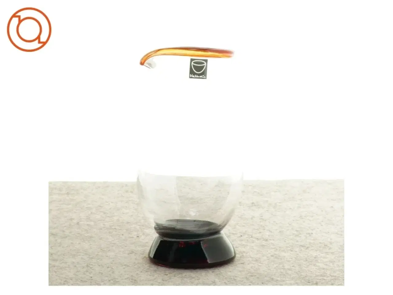 Billede 1 - Glaskande svensk glas fra Helleclin (str. 13 x 6 cm)