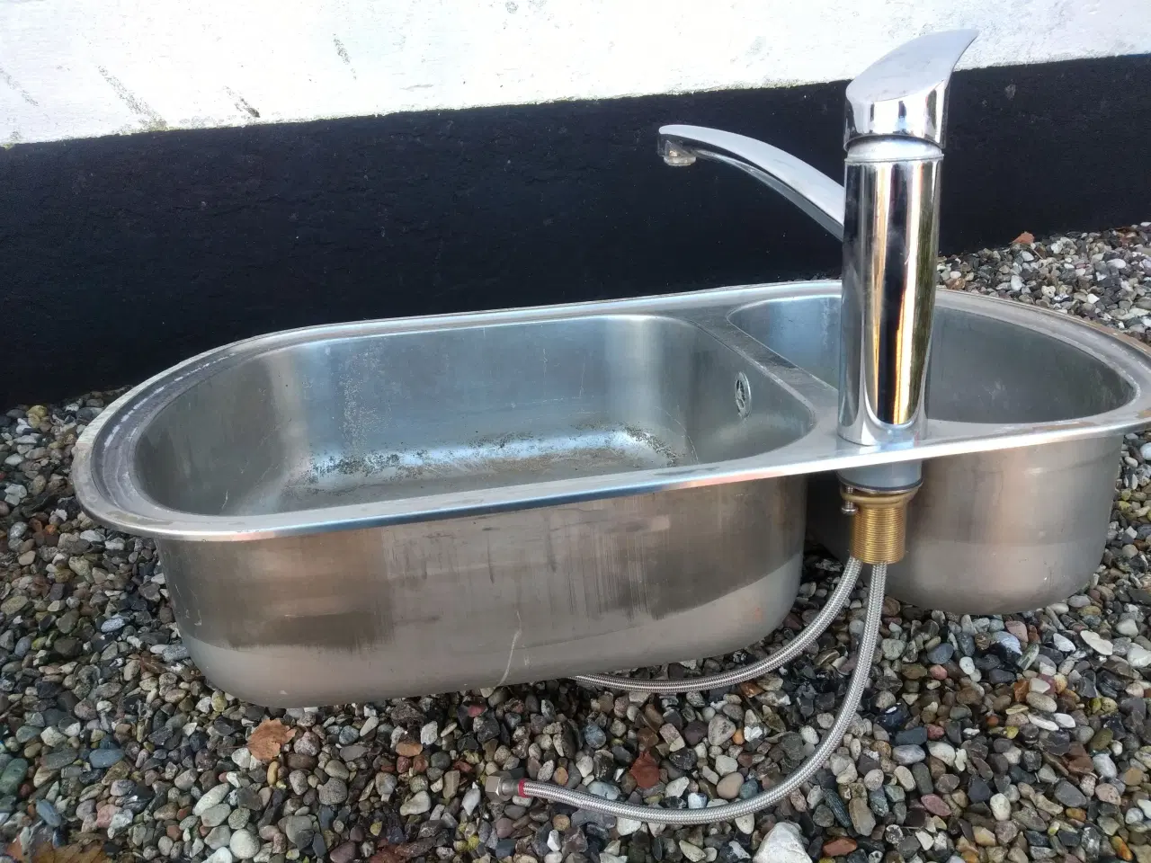 Billede 2 - Køkkenvask m/armatur, Rurtfrt stål