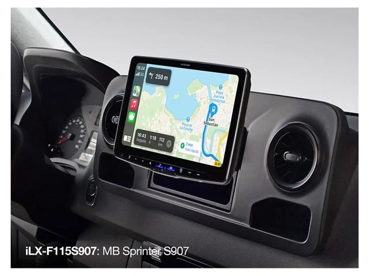 Billede 1 - Alpine ILX-F115S907 bundle til Halo11 til Sprinter S907