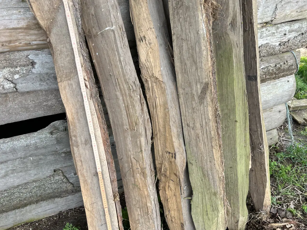 Billede 4 - Hegnspæle lavet af egetræ