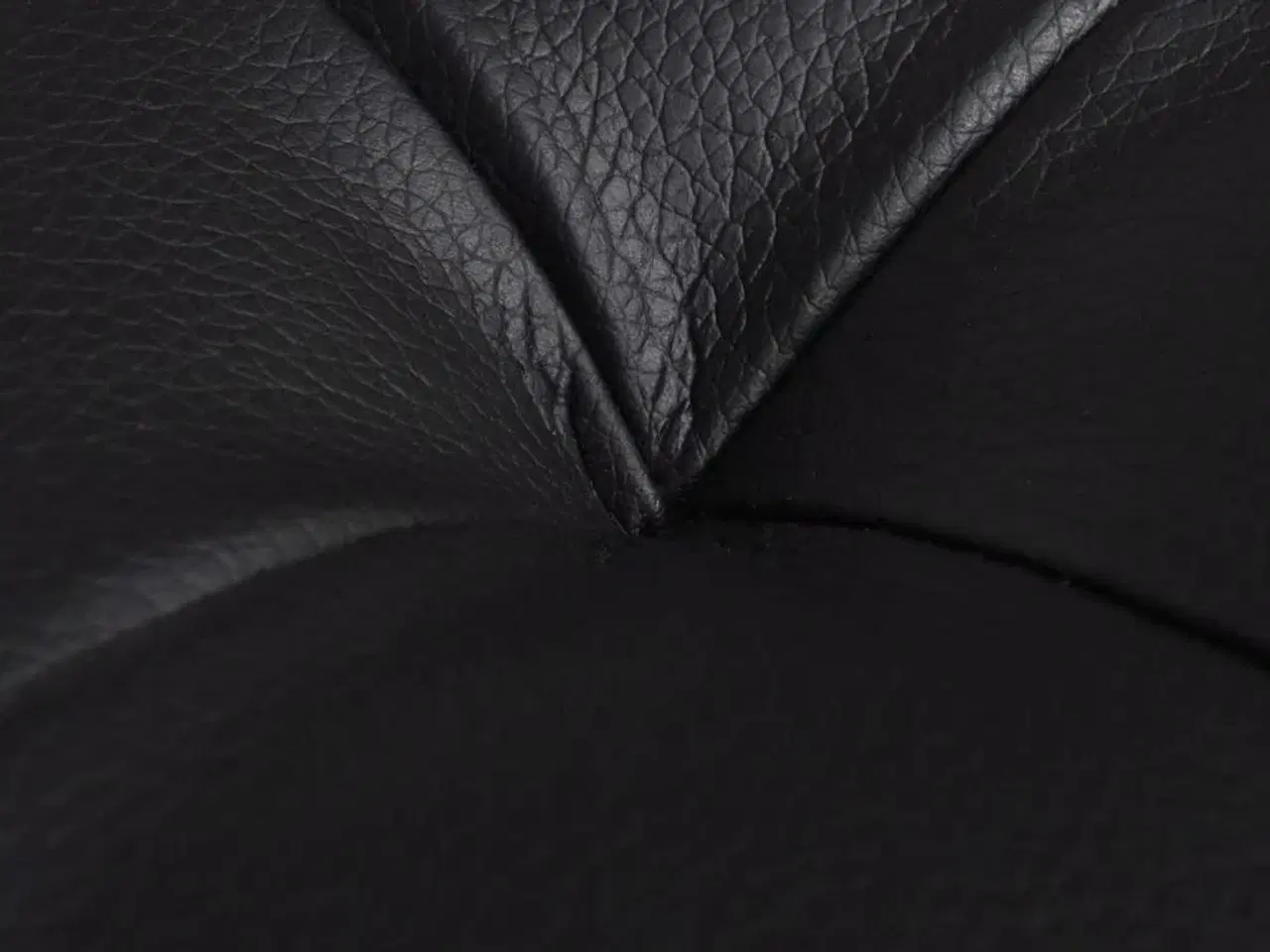 Billede 2 - Ottoman med opbevaring kunstlæder sort