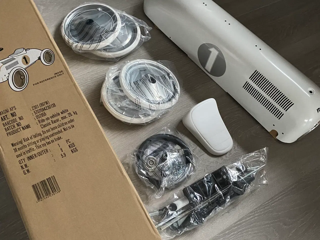 Billede 2 - Gåbil Racer i metal