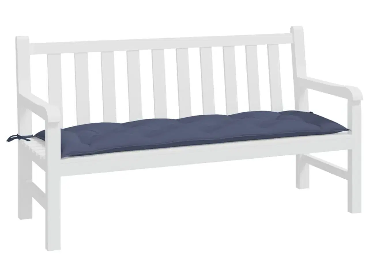 Billede 3 - Hynder til havebænk 150x50x7 cm oxfordstof marineblå
