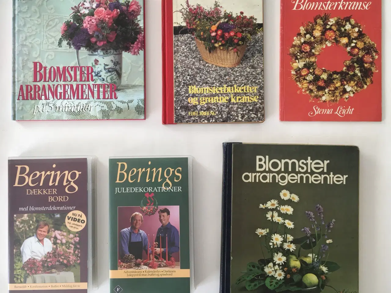Billede 1 - 4 Håndarbejdsbøger tema "Blomster Arrangementer"