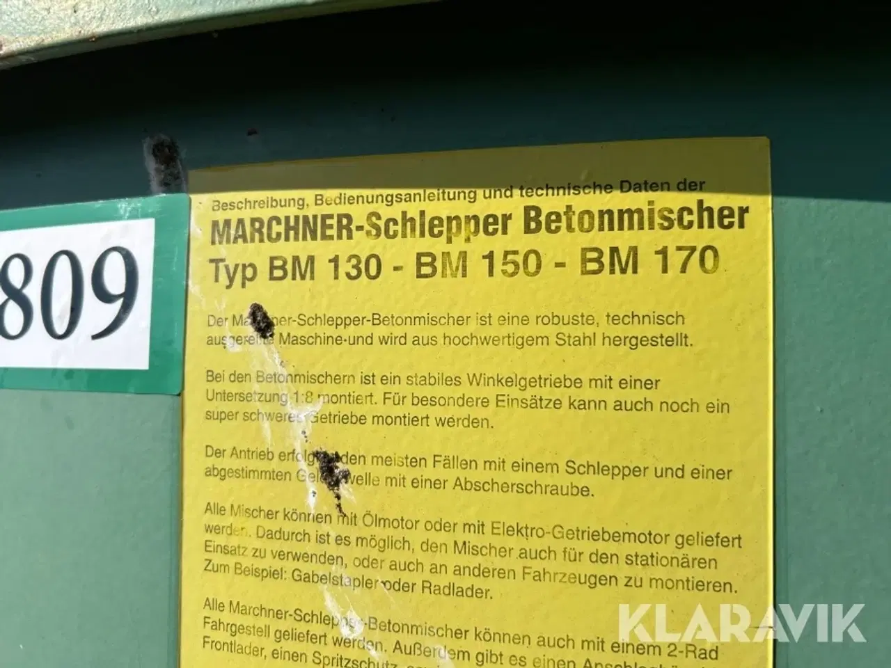 Billede 12 - Tvangsblander Marchner Traktor