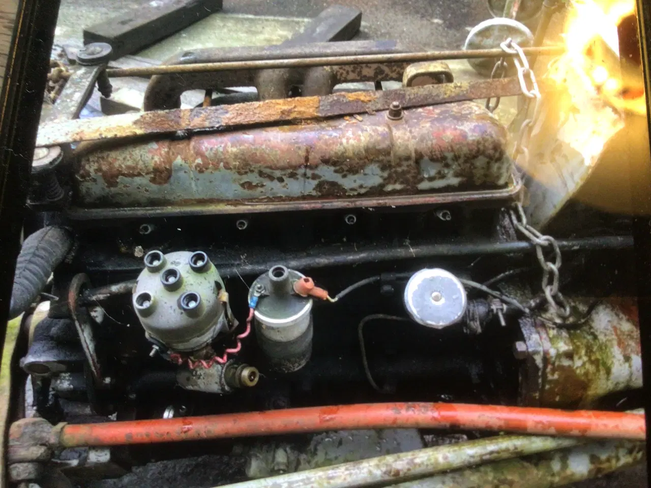 Billede 2 - MF 35 benzinmotor med som på foto