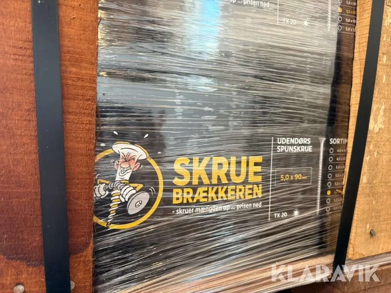 Billede 5 - Skruer Skrue Brækkeren Udendørs spånskrue 27 kasser 1697 styk pr kasse