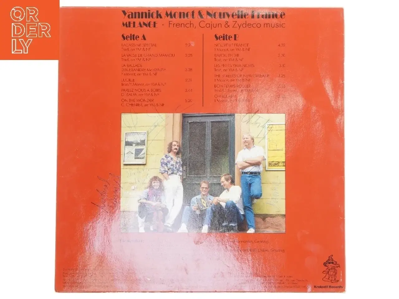 Billede 2 - Yannick Monot & Nouvelle France LP fra Krokodil Records