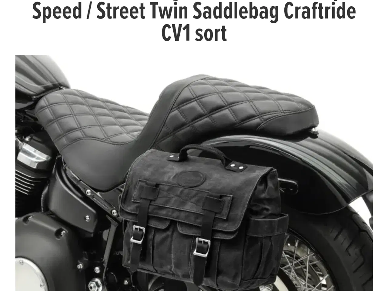Billede 3 - Motorcykel sidetaske helt nye 