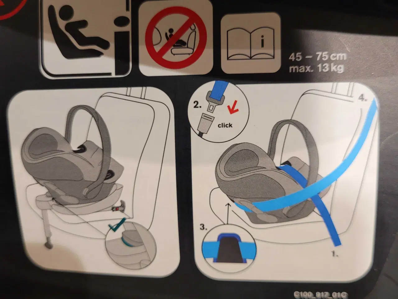 Billede 6 - Cybex autostol Aton Q i-size stardust black + Base