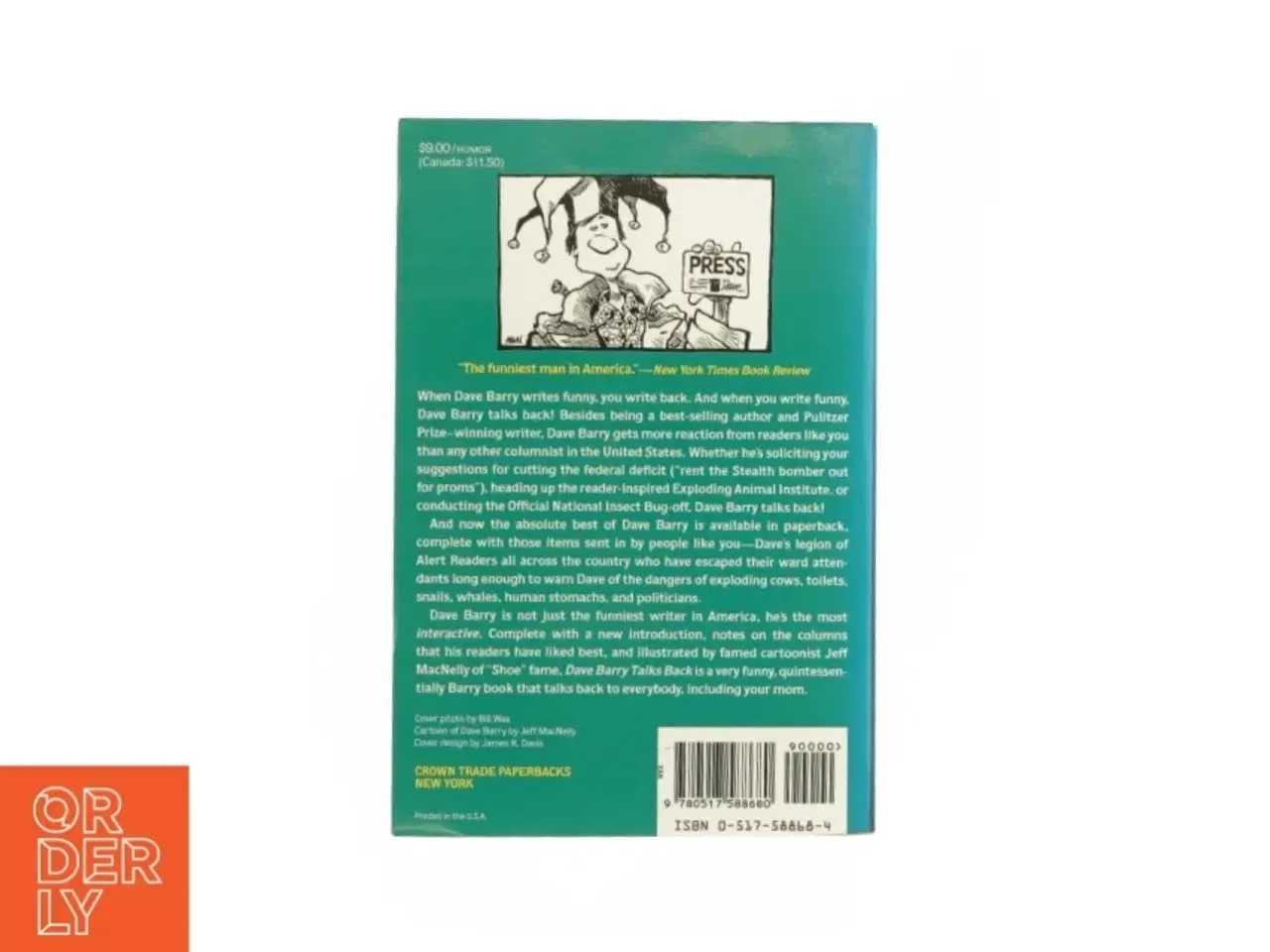 Billede 2 - Dave Barry talks back af Dave Barry (Bog)