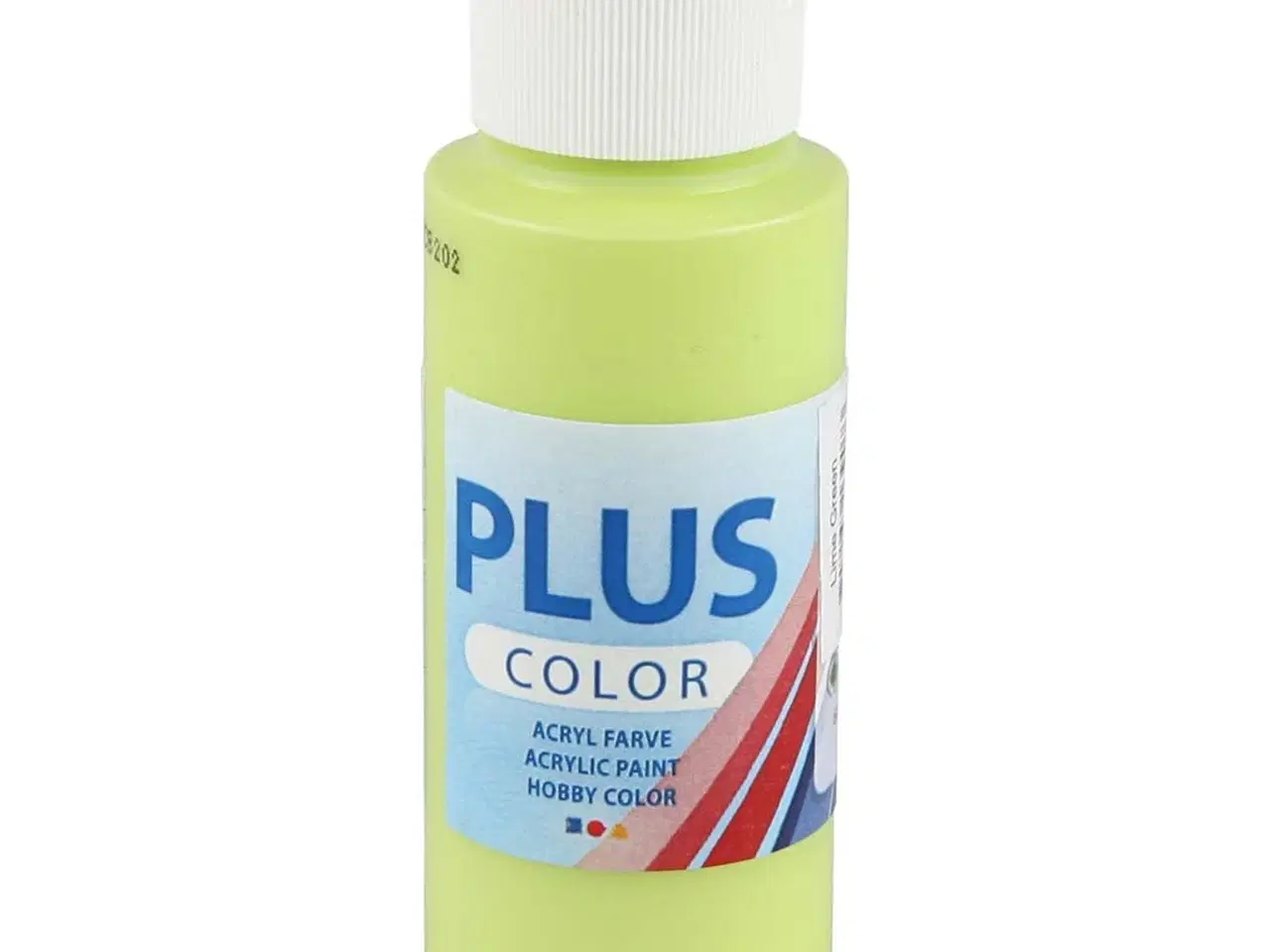 Billede 1 - Plus Color Hobbymaling, Limegrøn 60ml - Høj Kvalitet