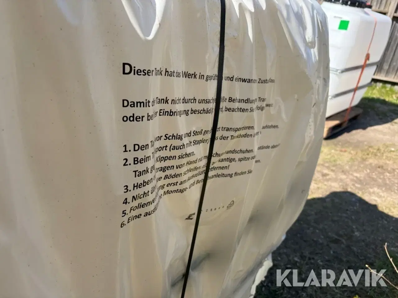 Billede 12 - Plasttank / lagertank DEHOUST PE 1100 DF