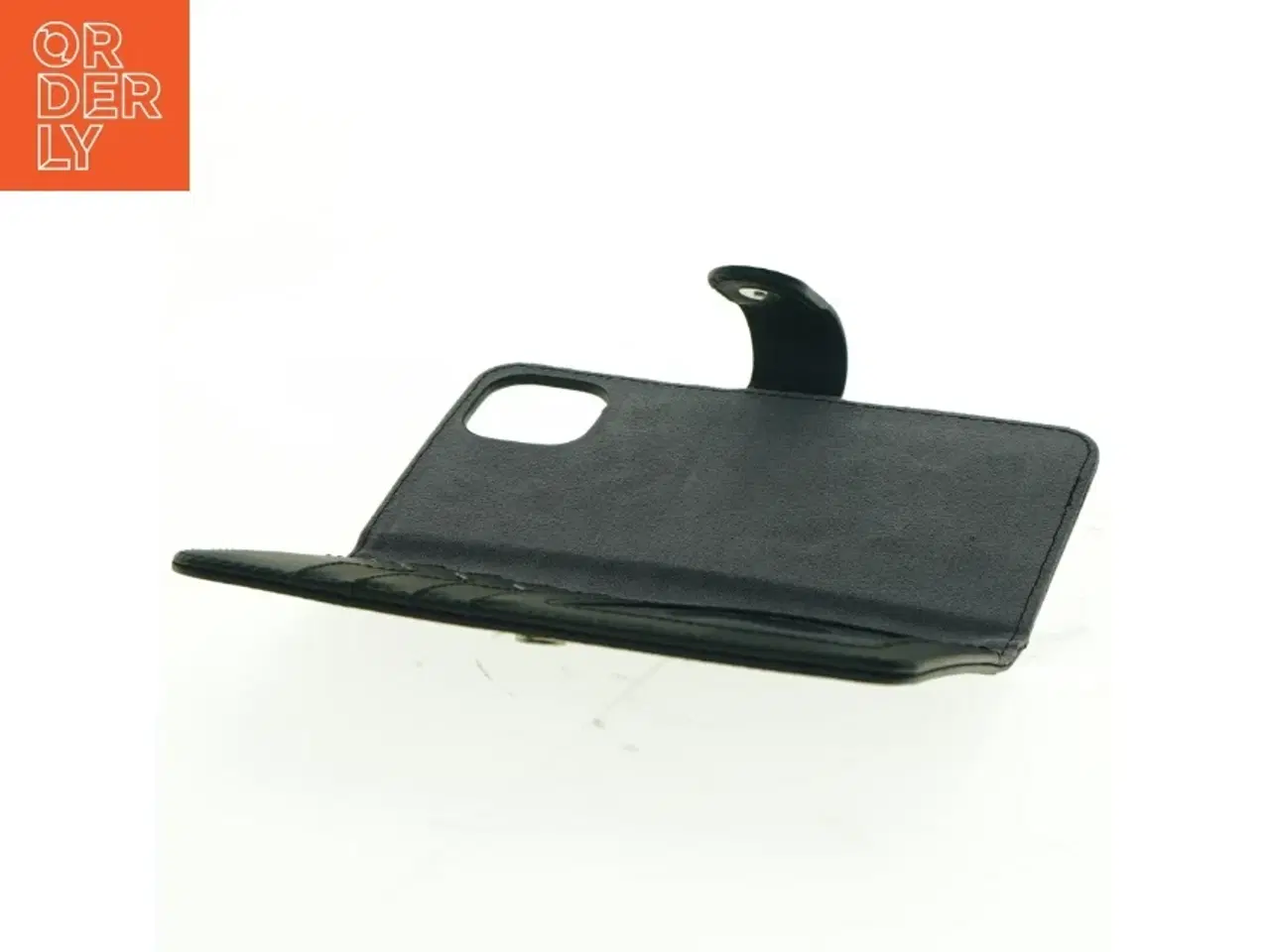 Billede 3 - Sort læderetui til smartphone fra Ideal of Sweden (str. 16 x 8,5 cm)