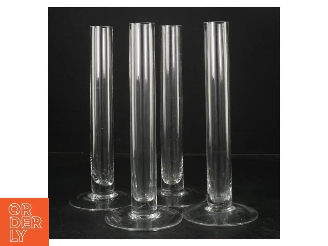 Billede 1 - Glasvaser, 4 styk (str. 23 cm. 4 styk)