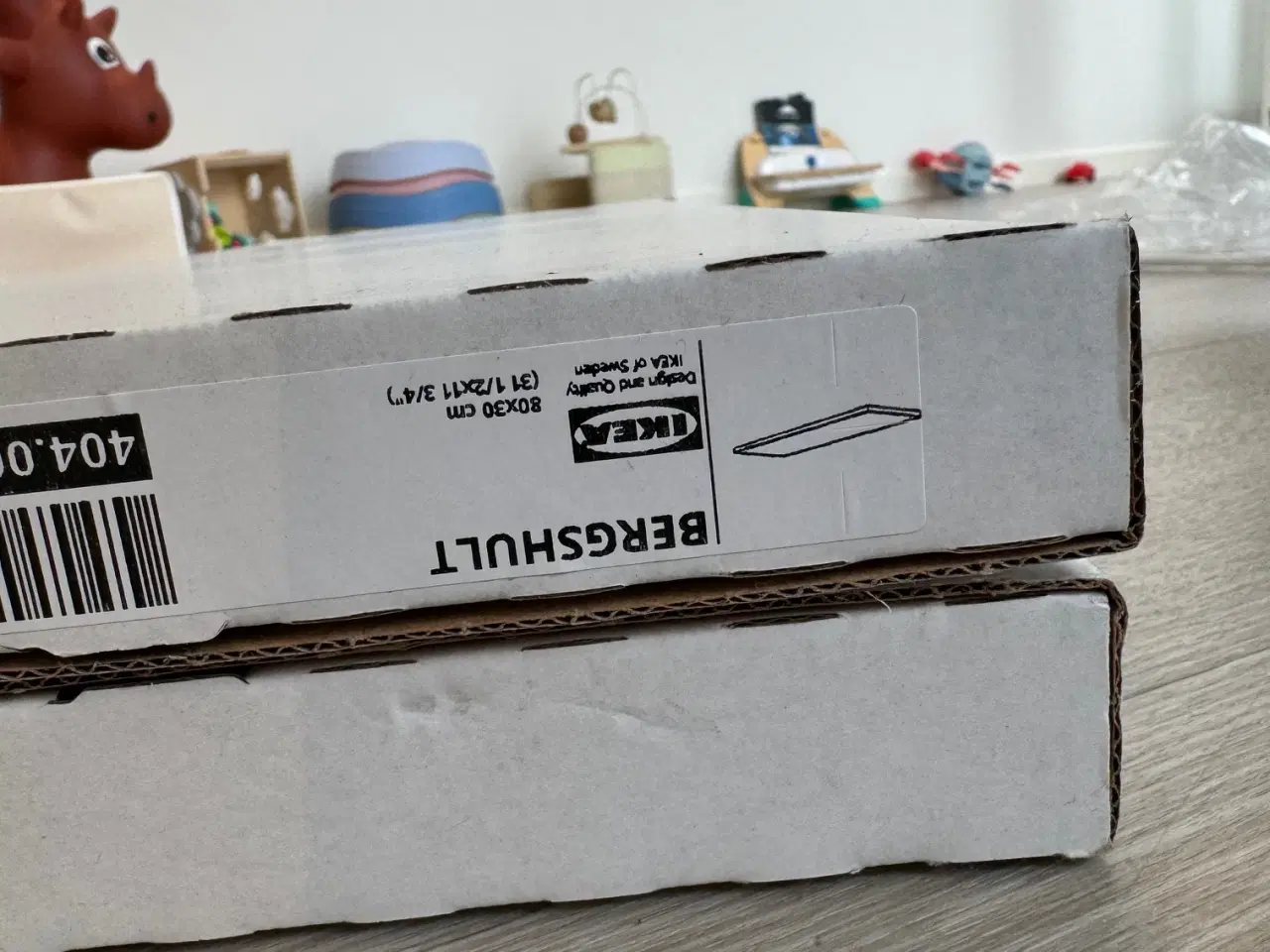 Billede 4 - 2 x IKEA Bergshult aldrig åbnet + knægte - 80x30cm