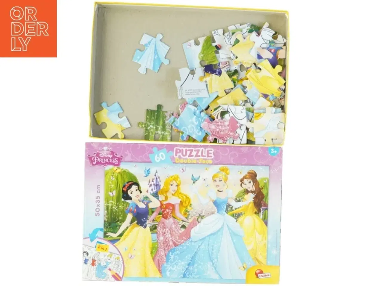 Billede 1 - Disney prinsesse puslespil fra Lisciani (str. 35 x 25 cm)