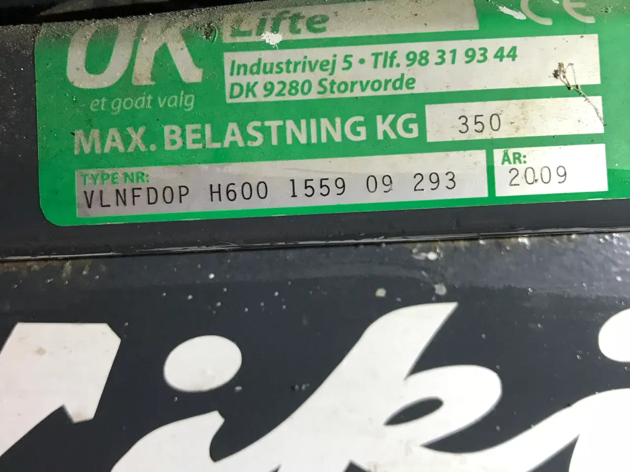 Billede 2 - Lift til handicapbil - evt. til varevogn/godstrans