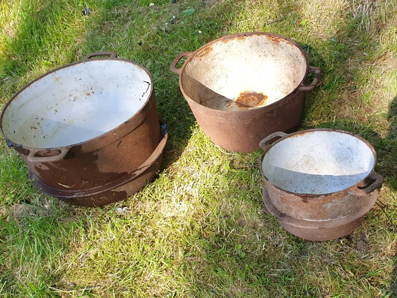 Billede 3 - Gamle komfur gryder af jern